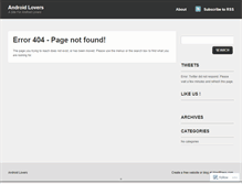 Tablet Screenshot of androidloverz.wordpress.com