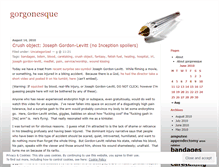 Tablet Screenshot of gorgonesque.wordpress.com