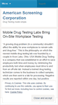 Mobile Screenshot of drugtestingblog.wordpress.com