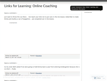 Tablet Screenshot of linksforlearning.wordpress.com