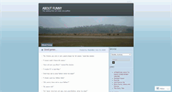 Desktop Screenshot of aboutfunny.wordpress.com