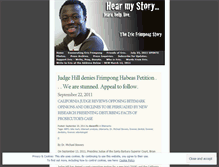 Tablet Screenshot of ericfrimpong.wordpress.com