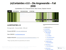 Tablet Screenshot of ncertainties3.wordpress.com