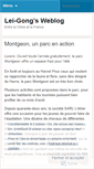 Mobile Screenshot of lgong.wordpress.com