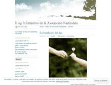 Tablet Screenshot of nadieshda.wordpress.com