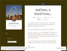 Tablet Screenshot of godlessnurse.wordpress.com