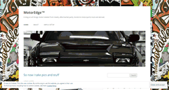 Desktop Screenshot of motoredge.wordpress.com