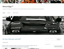Tablet Screenshot of motoredge.wordpress.com