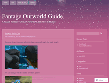 Tablet Screenshot of fantageourworldguide.wordpress.com