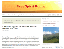 Tablet Screenshot of freespiritrunner.wordpress.com