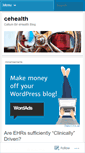 Mobile Screenshot of cehealth.wordpress.com