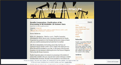 Desktop Screenshot of parafincorporation.wordpress.com