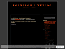 Tablet Screenshot of pornprom.wordpress.com