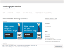 Tablet Screenshot of hamburgsperrmuell09.wordpress.com