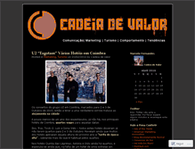 Tablet Screenshot of cadeiadevalor.wordpress.com