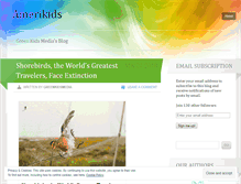 Tablet Screenshot of greenkidsmedia.wordpress.com