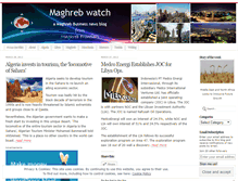 Tablet Screenshot of maghrebwatch.wordpress.com