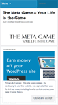 Mobile Screenshot of metagamebook.wordpress.com