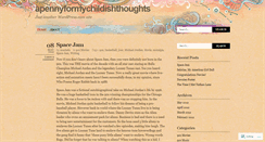 Desktop Screenshot of apennyformychildishthoughts.wordpress.com