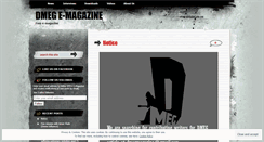 Desktop Screenshot of dmegmagazine.wordpress.com