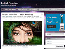 Tablet Screenshot of double8productions.wordpress.com