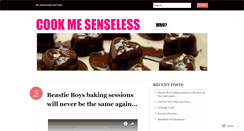 Desktop Screenshot of cookmesenseless.wordpress.com