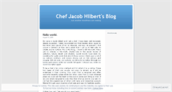 Desktop Screenshot of jacobhilbert.wordpress.com