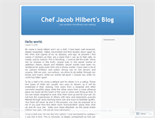 Tablet Screenshot of jacobhilbert.wordpress.com