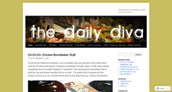 Desktop Screenshot of dailydivablog.wordpress.com