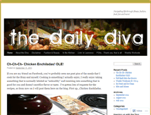 Tablet Screenshot of dailydivablog.wordpress.com