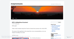 Desktop Screenshot of moiprecieuses.wordpress.com