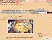 Tablet Screenshot of just4yaoi.wordpress.com