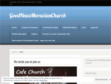 Tablet Screenshot of goodnewsmoravianchurch.wordpress.com