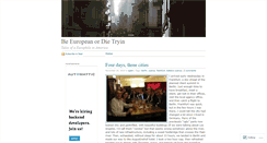 Desktop Screenshot of beeuropeanordietryin.wordpress.com