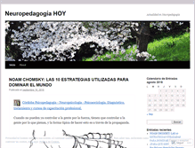 Tablet Screenshot of neuropedagogia.wordpress.com