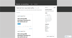 Desktop Screenshot of barkah.wordpress.com