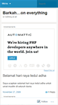 Mobile Screenshot of barkah.wordpress.com
