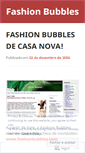 Mobile Screenshot of fashionbubbles.wordpress.com