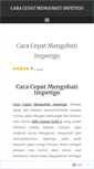 Mobile Screenshot of caracepatmengobatiimpetigo.wordpress.com