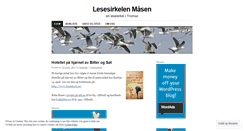 Desktop Screenshot of lesesirkelen.wordpress.com