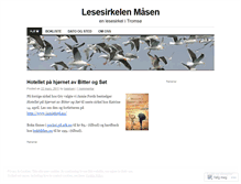 Tablet Screenshot of lesesirkelen.wordpress.com