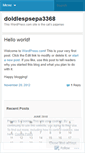 Mobile Screenshot of doldlespsepa3368.wordpress.com