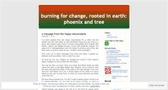 Desktop Screenshot of phoenixandtree.wordpress.com