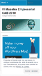 Mobile Screenshot of muestrasempresarialescab.wordpress.com