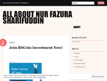 Tablet Screenshot of nurfazura.wordpress.com