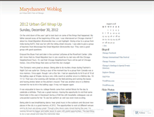 Tablet Screenshot of marychances.wordpress.com