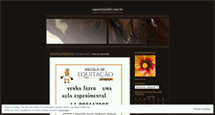 Desktop Screenshot of equestrianlive.wordpress.com