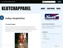 Tablet Screenshot of klutchapparel.wordpress.com