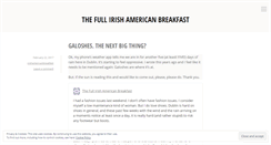 Desktop Screenshot of irishamericanbreakfast.wordpress.com