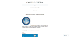 Desktop Screenshot of camillechidiac.wordpress.com